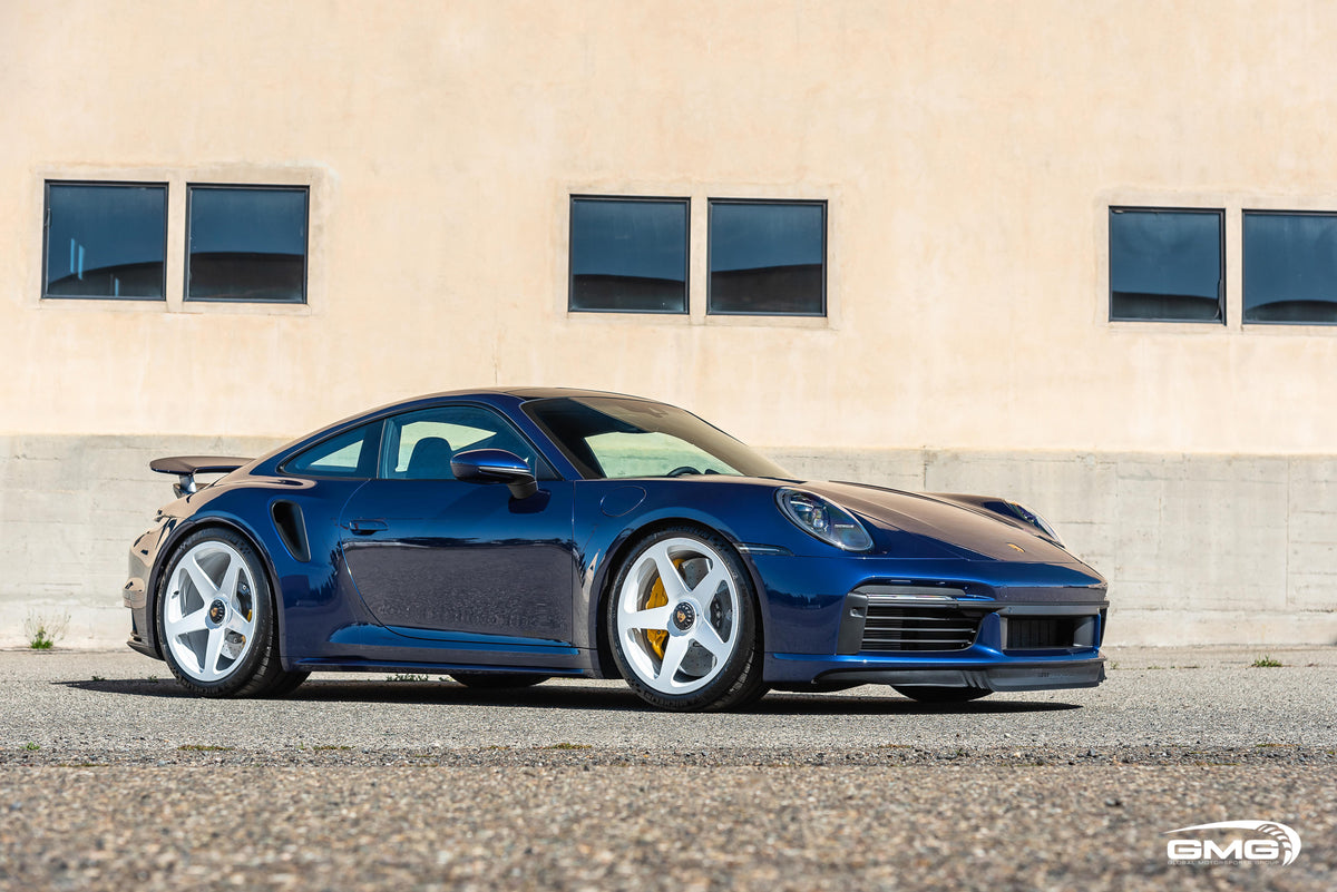 Gentian Blue Porsche 992 Turbo S