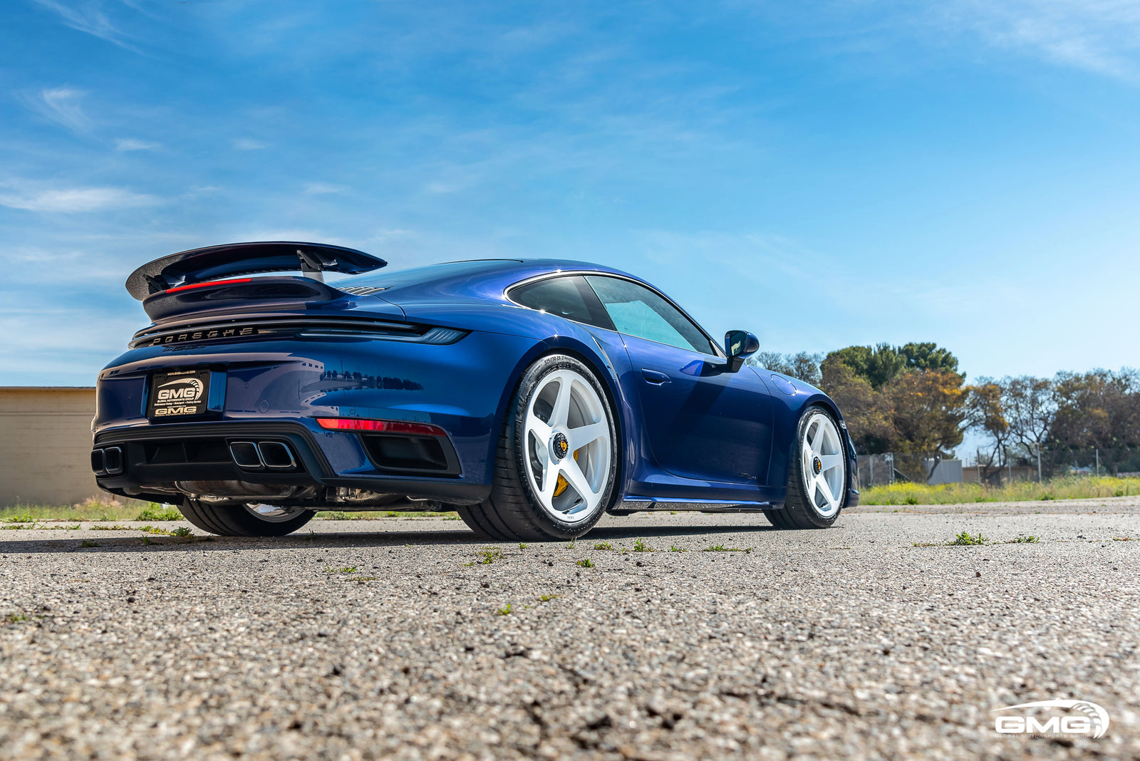 Gentian Blue Porsche 992 Turbo S
