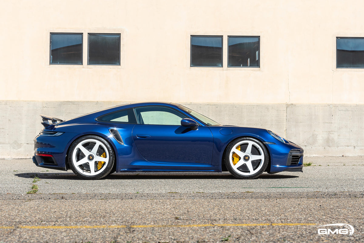 Gentian Blue Porsche 992 Turbo S
