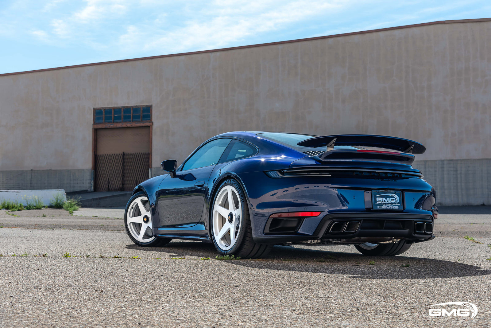 Gentian Blue Porsche 992 Turbo S