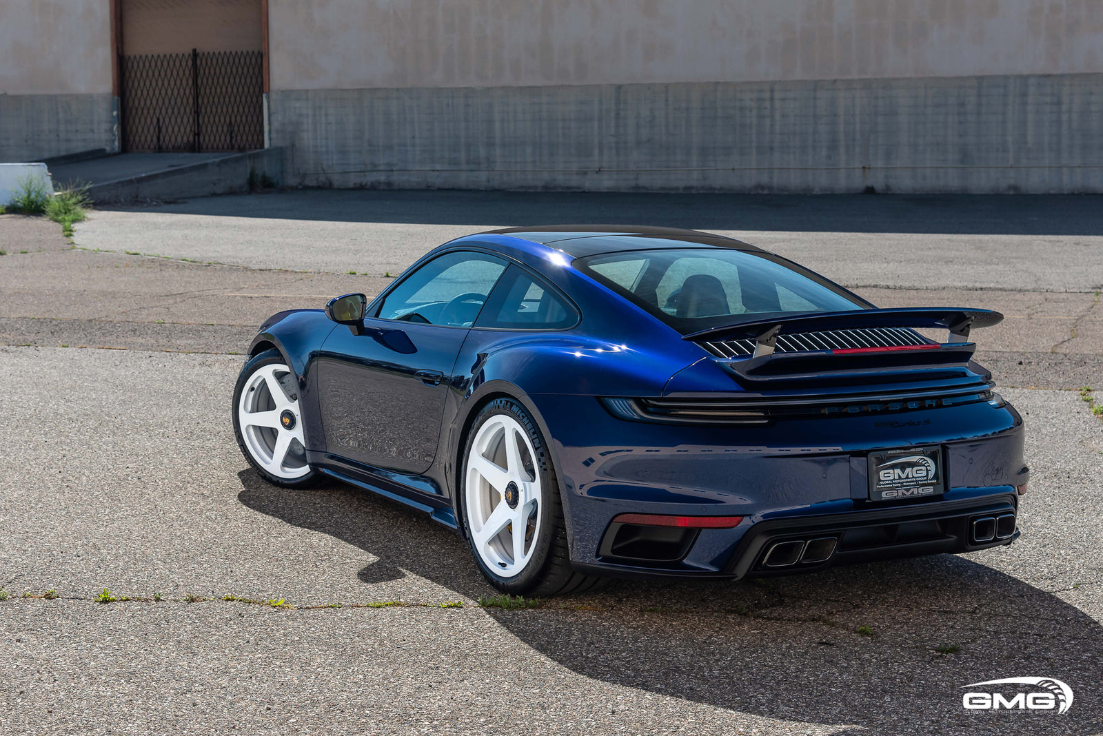 Gentian Blue Porsche 992 Turbo S