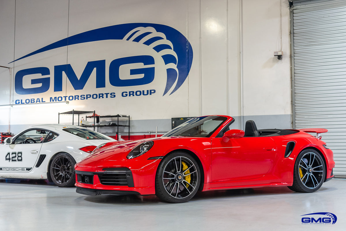 Guards Red Porsche 992 Turbo S Cab