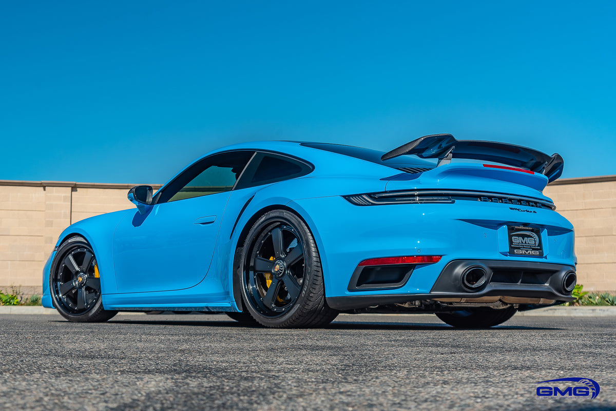 Mexico Blue Porsche 992 Turbo S