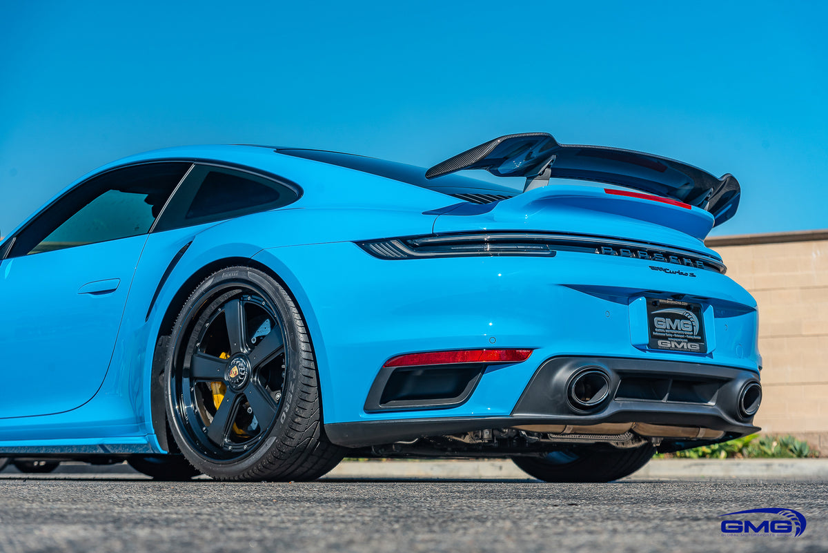 Mexico Blue Porsche 992 Turbo S