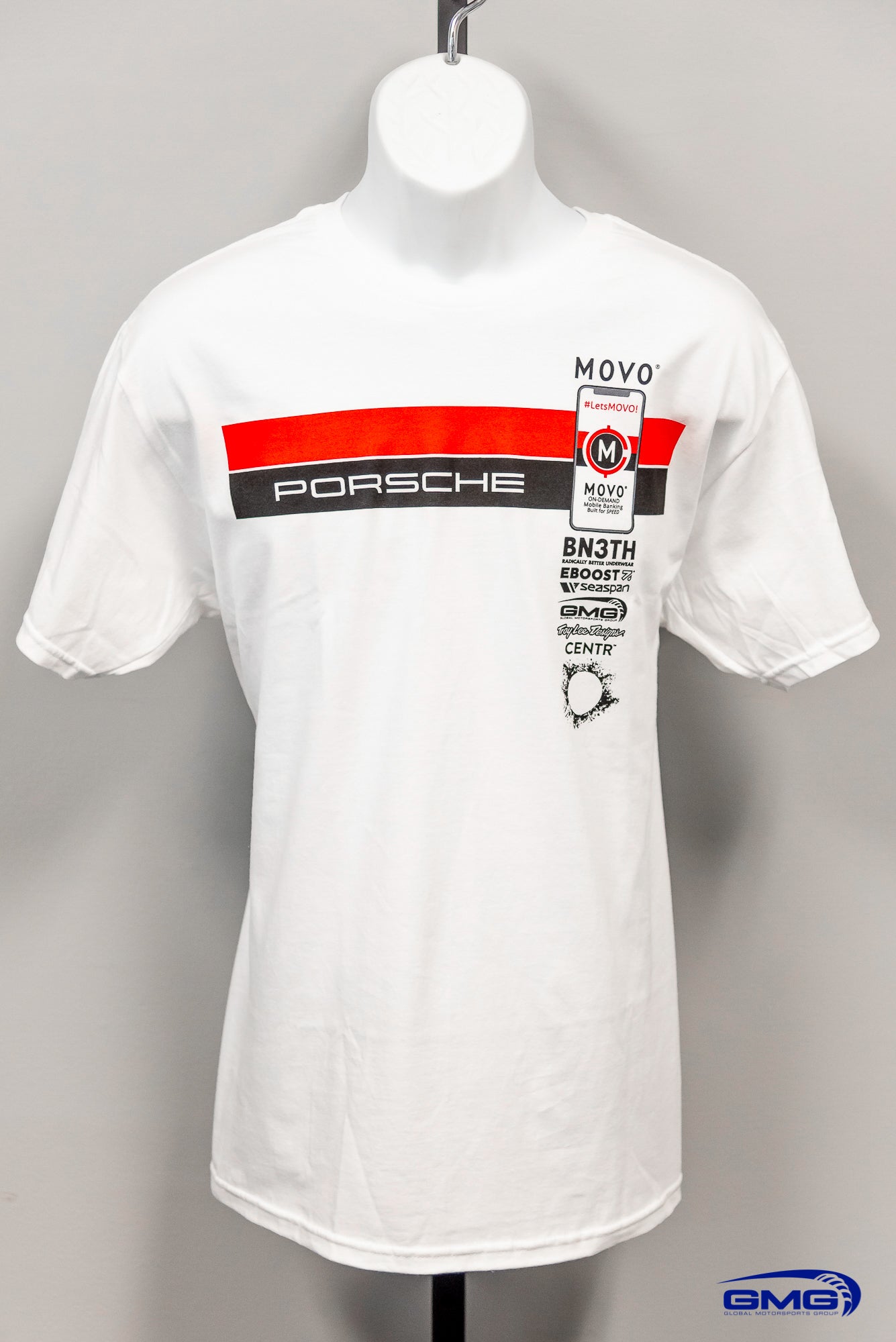 2022 MOVO/PORSCHE Shirt - White – gmgracing